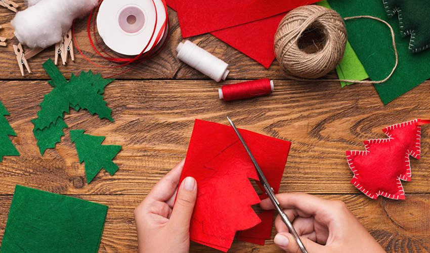 Manualidades para Navidad con fieltro