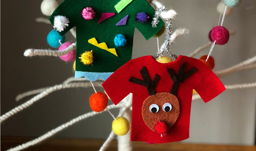 Manualidades para Navidad con fieltro