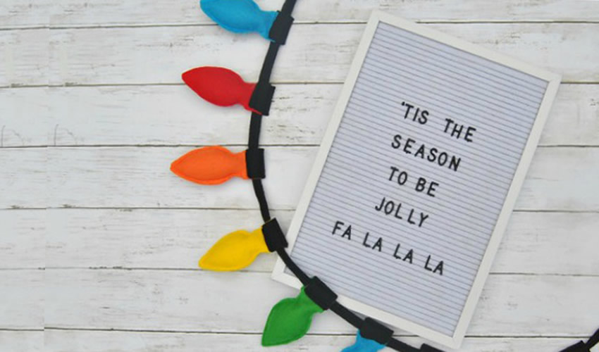 Manualidades para Navidad con fieltro